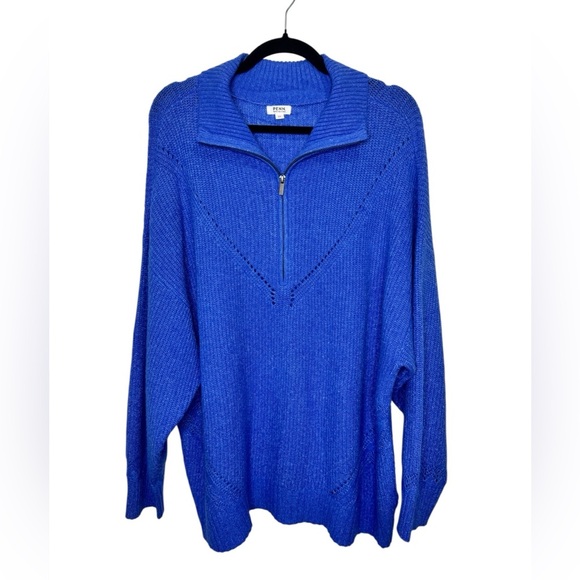 PENN Pennington’s Half-Zip Knit Sweater Blue - Picture 4 of 10